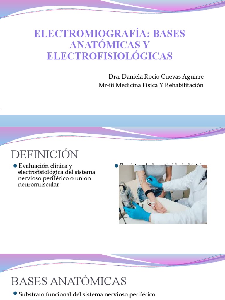 Bases Electrofisiológicas de la EMG | PDF | Potencial de acción | Nervio