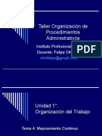 Mejora continua procesos administrativos