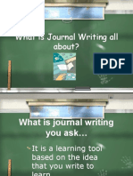 What Is Journal Writing All About?