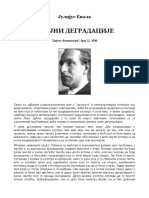 Julijus Evola - O Tajni Degradacije PDF