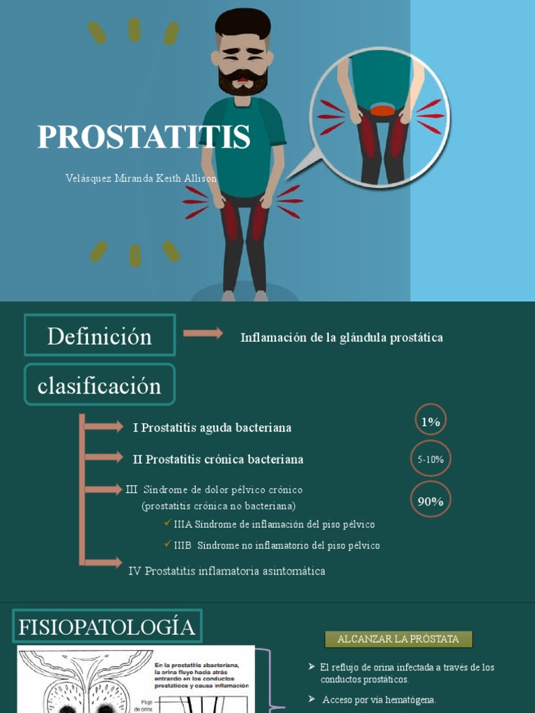 fisiopatología de la prostatitis