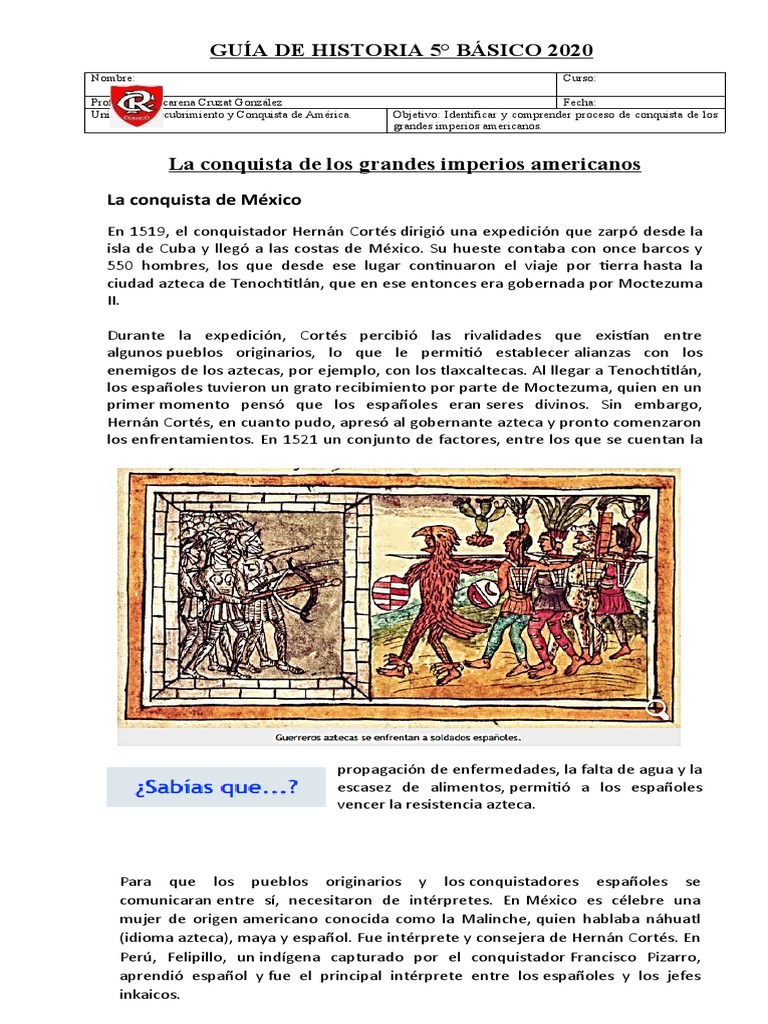 Conquista de Imperios Americanos | PDF | Francisco Pizarro | Hernán Cortés