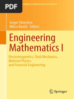 Engineering Mathematics I Electromagnetics Fluid Mechanics Material Physics And Financial Engineering By Sergei Silvestrov And Milica Rancic Pdf Pdf Fluid Dynamics Boundary Element Method