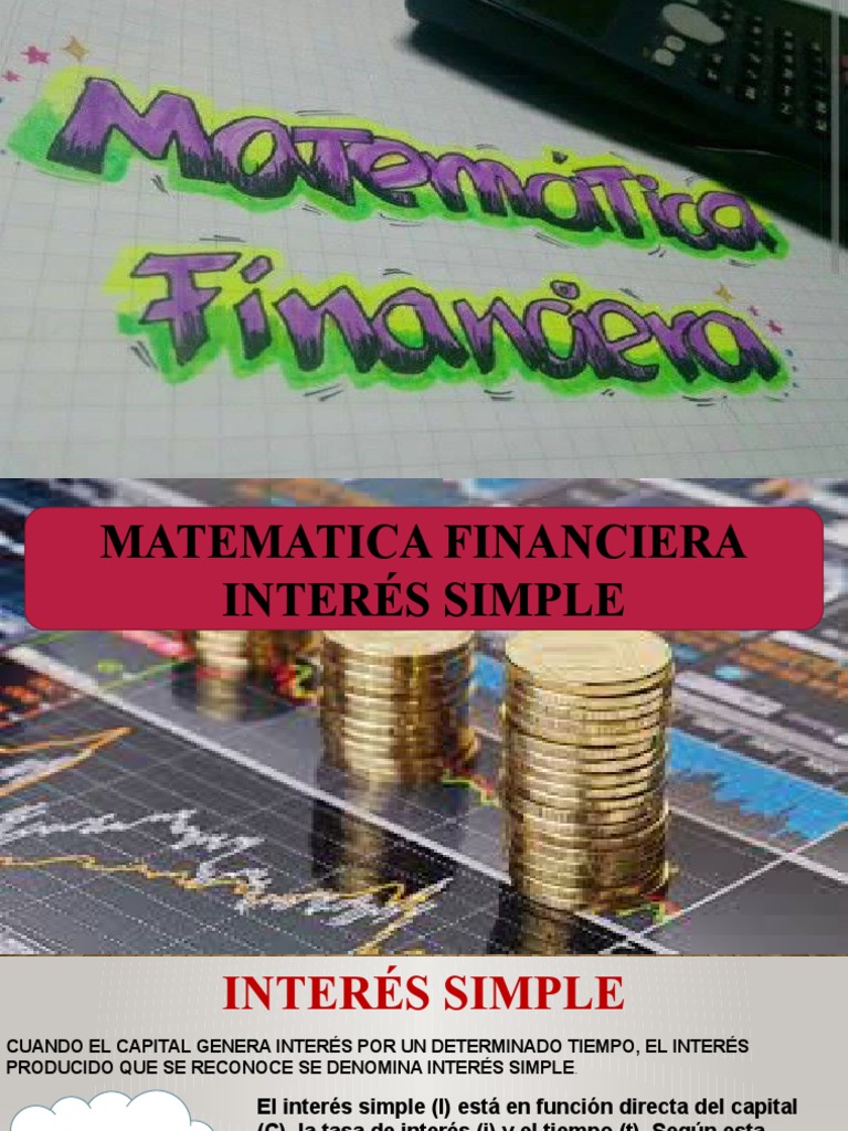 Portadas de Matemáticas Financieras | PDF | Interés | Deuda