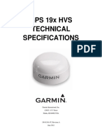 Gps 19X Hvs Technical Specifications: Garmin International, Inc. 1200 E. 151 Street Olathe, KS 66062 USA