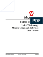 RN2903 SA AU915 LoRa Module Command Reference User Guide DS50002913A