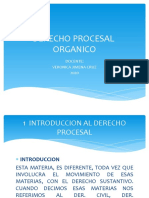 Der. Procesal Organico