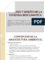 Analisis Y Diseño de La Vivienda Bioclimatica