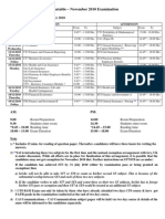 IAI Timetable November 2010