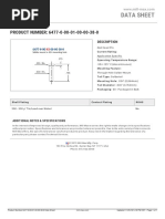 Data Sheet: PRODUCT NUMBER: 6477-0-00-01-00-00-38-0