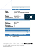 Oficina Judicial Virtual: Certificado de Envío de Escrito