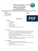 College of Teacher Education: Members: Date: Rating