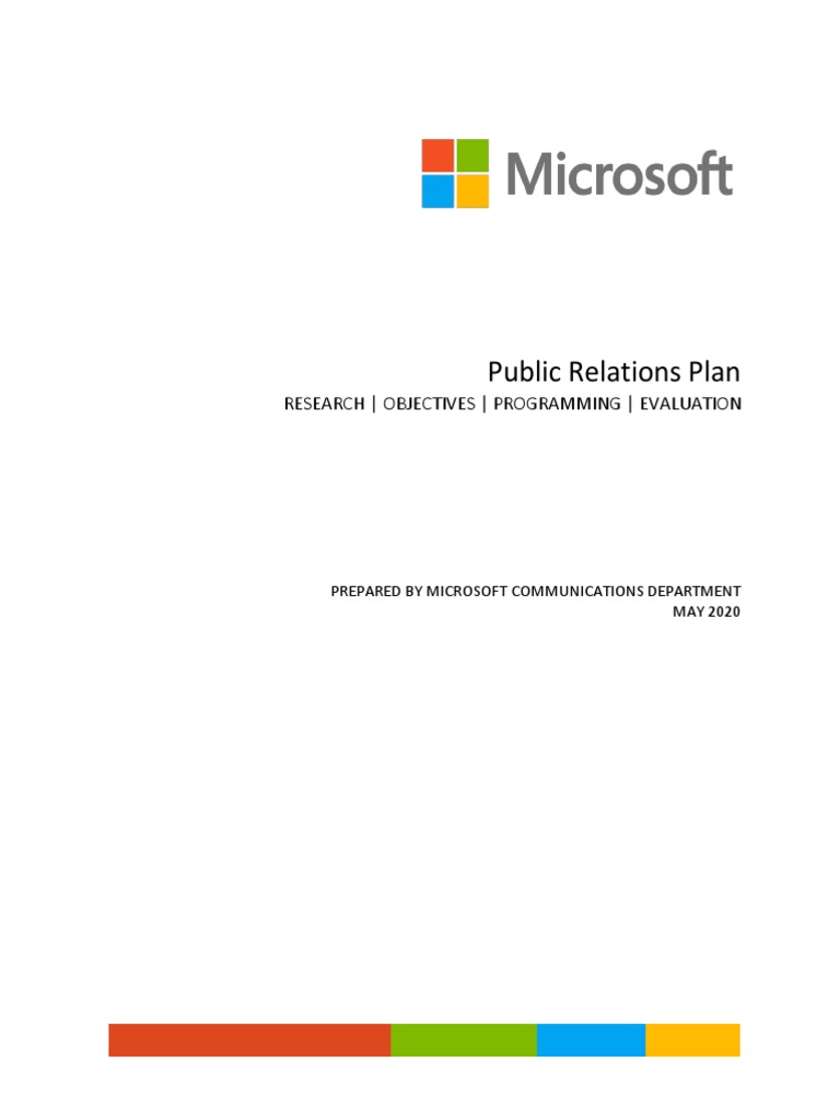 Microsoft CSR Campaign | PDF | You Tube | Facebook