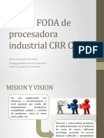 Matriz FODA de Procesadora Industrial CRR C