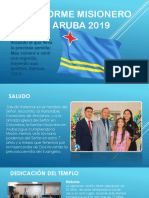 Informe Misionero Aruba 2019