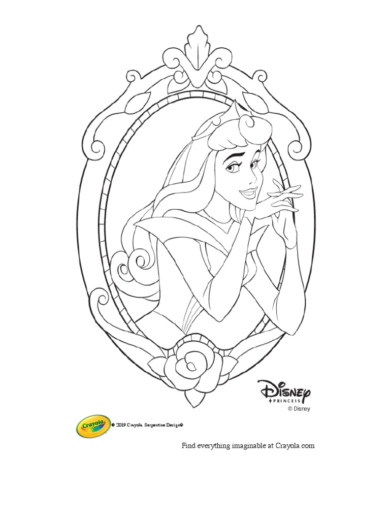 Disney Princess Aurora Coloring Page - PDF | PDF