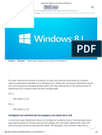 Manual para Configurar Una Red Local en Windows 8.1 PDF