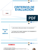 Criterios de Evaluación