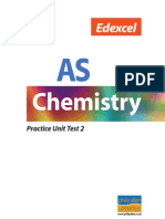 Edexcel AS Chemistry Practice Unit Test2