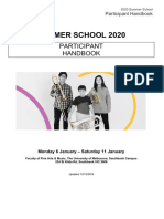 2020 Summer School Participant Handbook