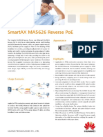 Huawei SmartAX MA5626 Reverse POE Brief Product Brochure 9 Feb 2012 PDF
