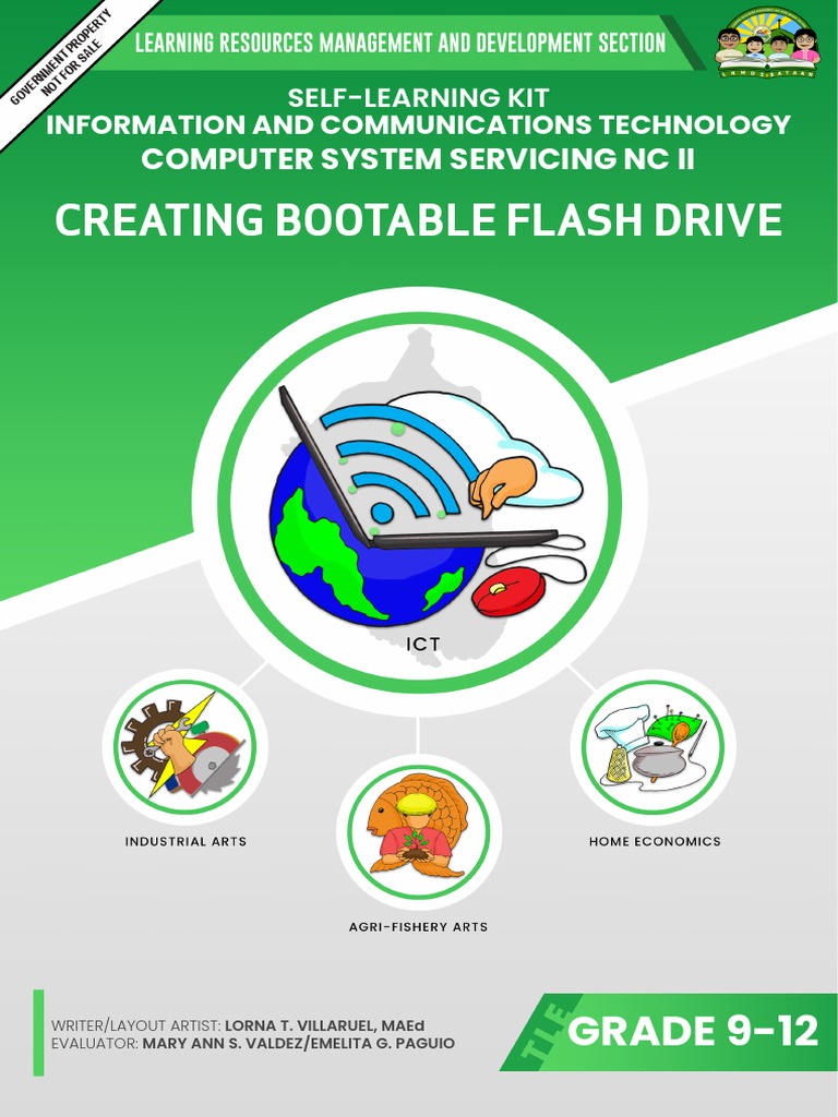 SHS - SLK - Ict CSS Creating Bootable Flash Drive | PDF | Bios | Booting