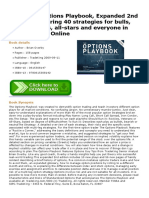 (PDF) The Options Playbook, Expanded 2nd Edition: Featuring 40 Strategies For Bulls, Bears, Rookies, All-Stars and Everyone in Between. Full Online