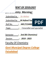 Assignment of Zoolog 1 PDF