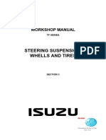 Steering Suspension, Whells and Tires: Workshop Manual