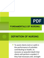 Fundamentals of Nursing: Definitions, History, Roles