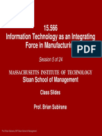 15.566 Information Technology As An Integrating Force in Manufacturing