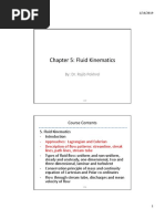 Chapter 5: Fluid Kinematics: By: Dr. Rajib Pokhrel