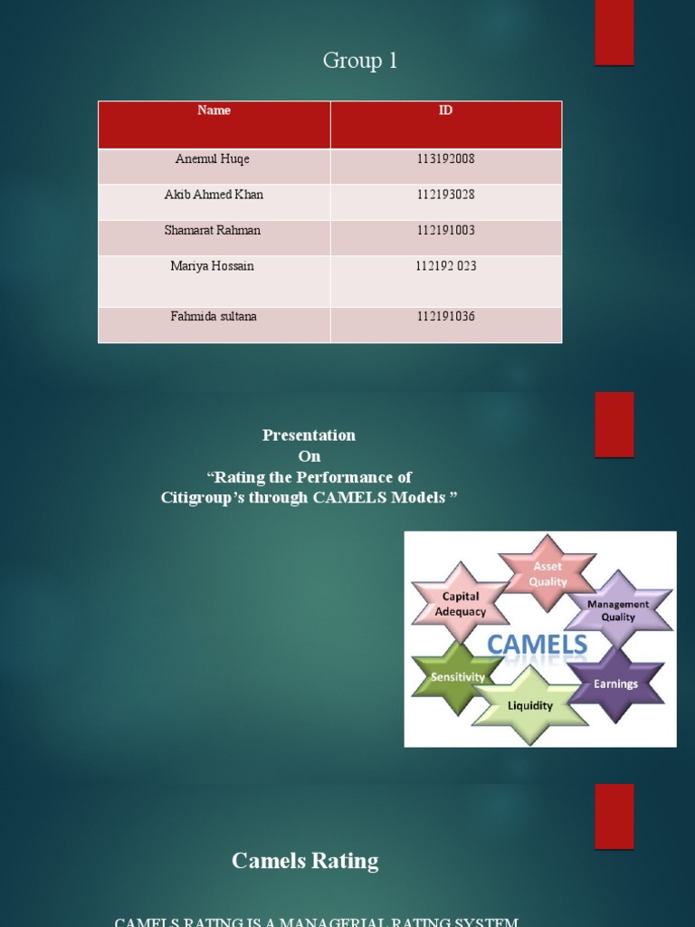 CAMELS Models | PDF | Capital Adequacy Ratio | Tier 1 Capital