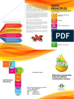 Mspo Principles: Mspo Certification Scheme Development of Standards