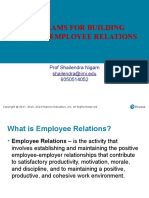 Programs For Building Positive Employee Relations: Prof Shailendra Nigam 9350514052
