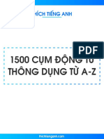 (ThichTiengAnh.Com) Bảng 1500 cụm động từ Tiếng Anh (phrasal verb) thông dụng thường gặp từ A - Z PDF