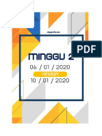 MINGGU 2 2020