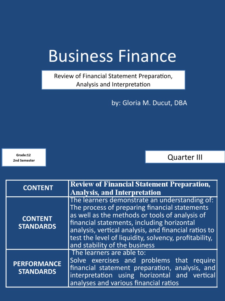 Chapter 2 - Review of FS | PDF | Balance Sheet | Financial Statement