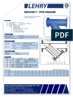 MS Fabricated Y-Type Strainer