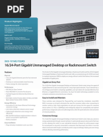 16/24-Port Gigabit Unmanaged Desktop or Rackmount Switch: Product Highlights