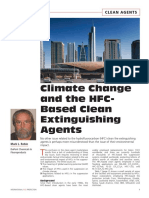Climate Change and The HFC-Based Clean Extinguishing Agents