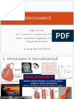 Hemodinamica - Curs - Format Electronic PDF