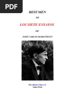 7 ENSAYOS MARIATEGUI - RESUMEN