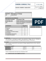 Tc-Op-001 Change Order Varation