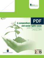 A Compendium On Economic and Social Rights Cases: Under The Constitution of Kenya, 2010