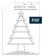 FDP Árbol de Navidad para Pegar Bolas de Papel Crepé A4 BN-1 PDF