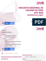 Encuesta Calidad Vidad Colombia Dane 2018 PDF