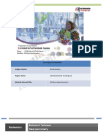 Description of Module: Biochemistry Mass Spectrometry