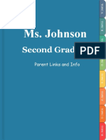 Ms. Johnson: Mrs. Barham's Second Grade