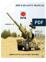 Ofb Supplier'S Quality Manual: Ordnance Factory Board